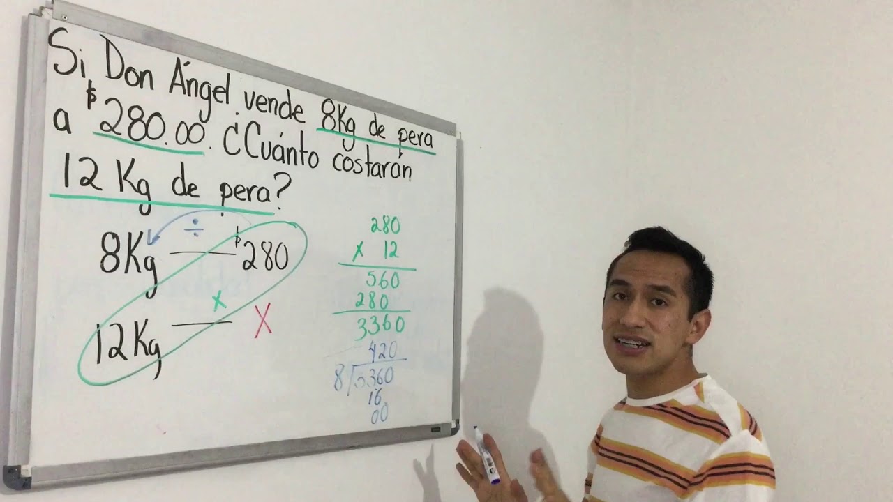 Regla de tres simple directa