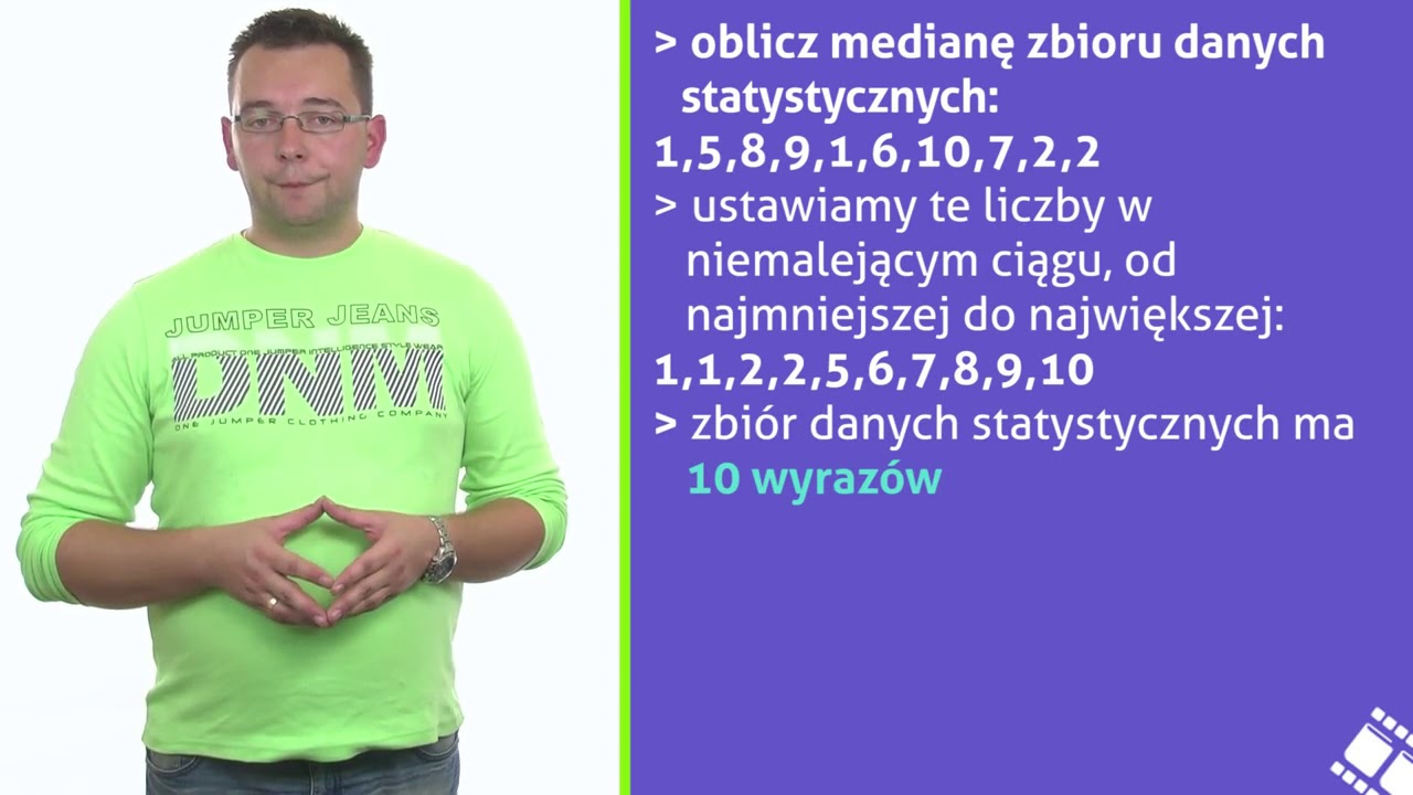 Mediana z próby i  moda z próby