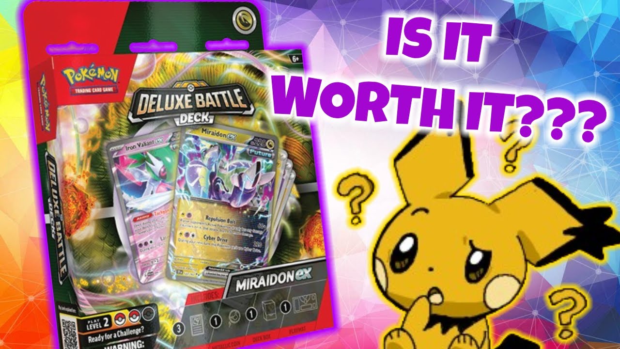 Is the New Pokemon Miraidon ex Deluxe Battle Deck Worth It???