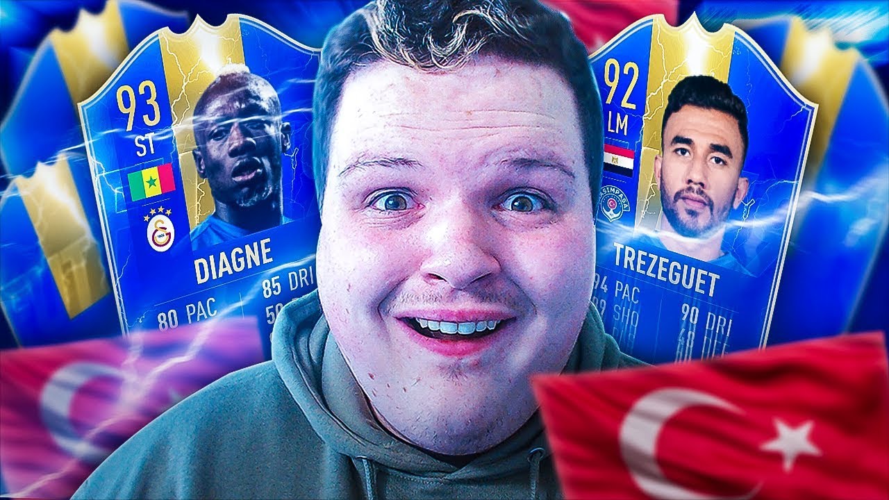 Using a FULL TOTS SUPER LIG TEAM in fut champs on FIFA 19...
