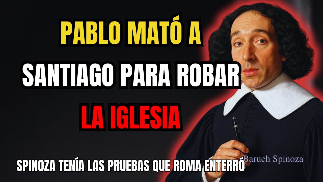 SPINOZA DESCUBRI&Oacute;: Pablo ASESIN&Oacute; a Santiago (Hermano de Jes&uacute;s) para Robar la Iglesia