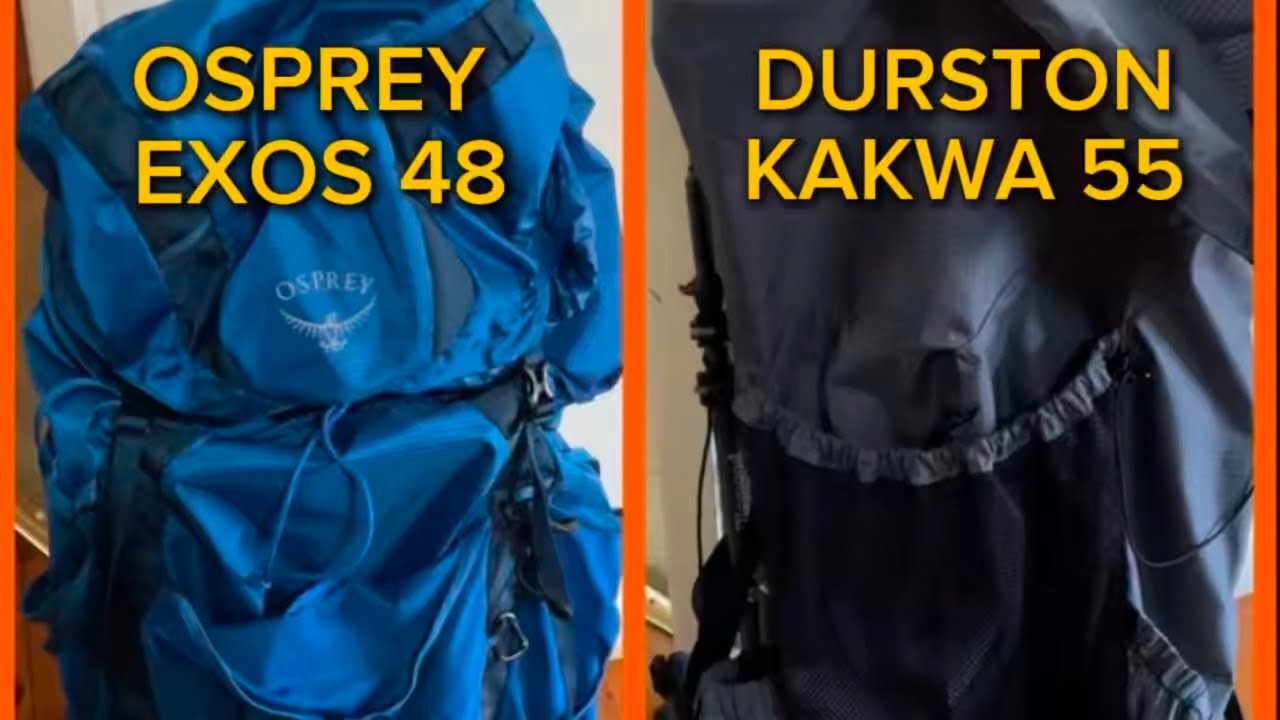 Osprey Exos 48 vs Durston Kakwa 55