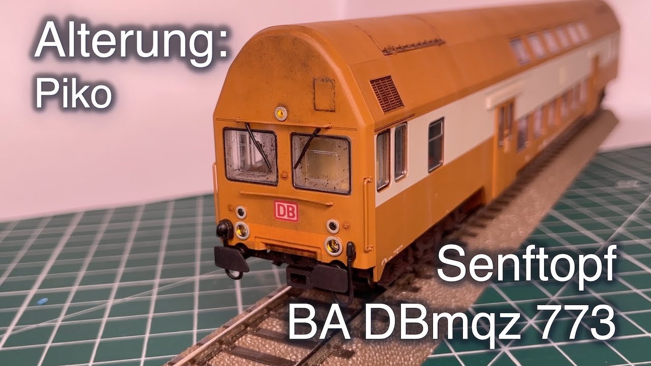 How To: H0 Senftopf oder auch DBmqz 773 Steuerwagen von Piko patinieren