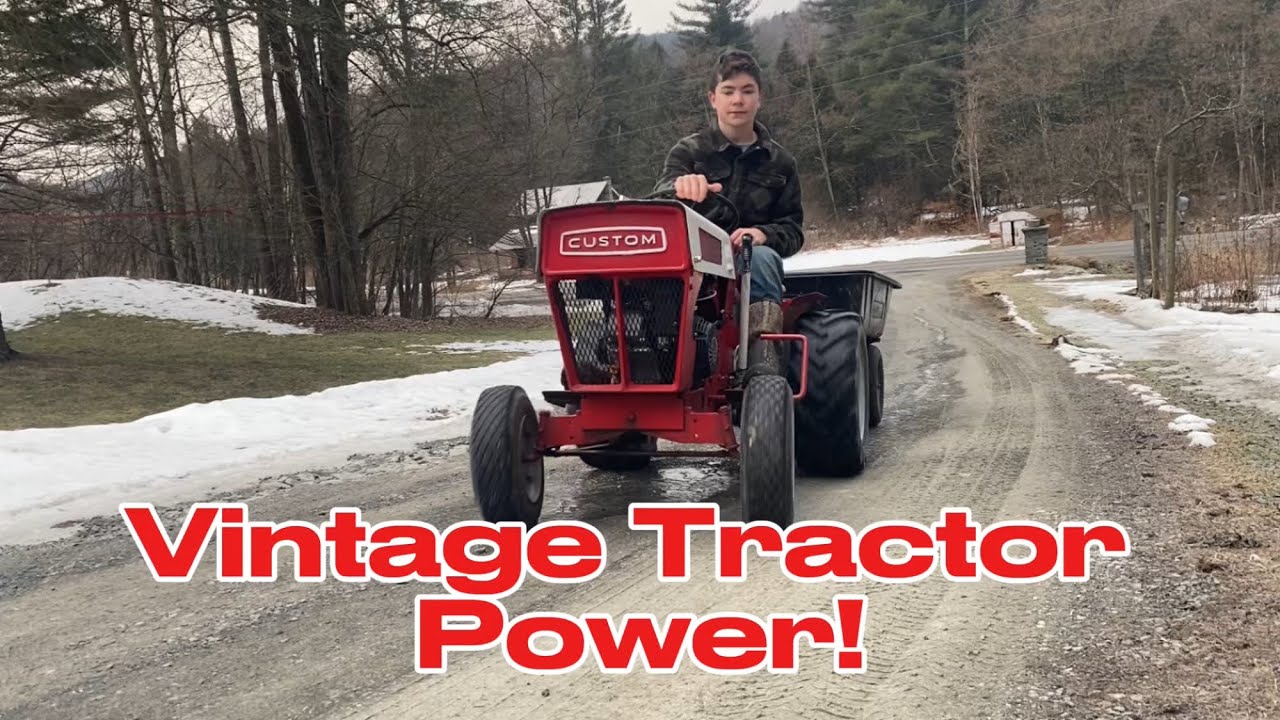Driving my 3 Garden Tractors!