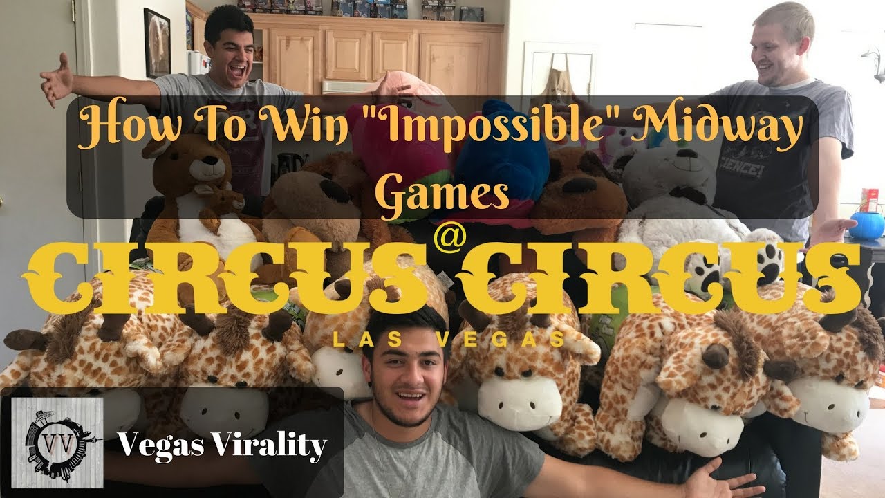 How To Win "Impossible" Midway Games At Circus Circus