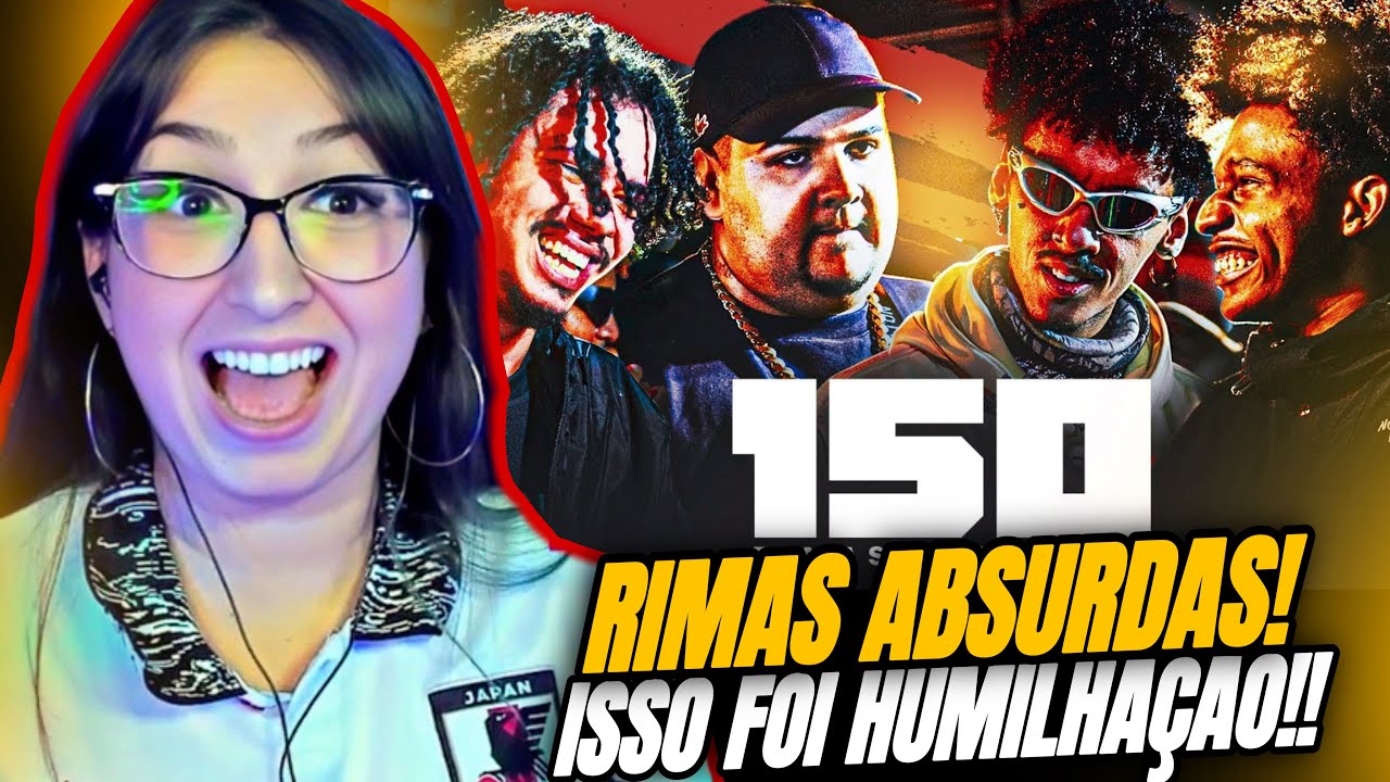 REACT 150 RIMAS ABSURDAS nas BATALHAS! 🔥 | THAY REACT