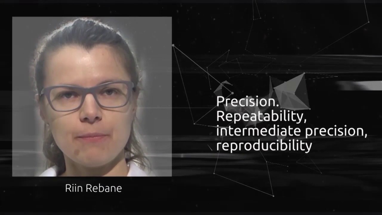 Repeatability, intermediate precision and reproducibility