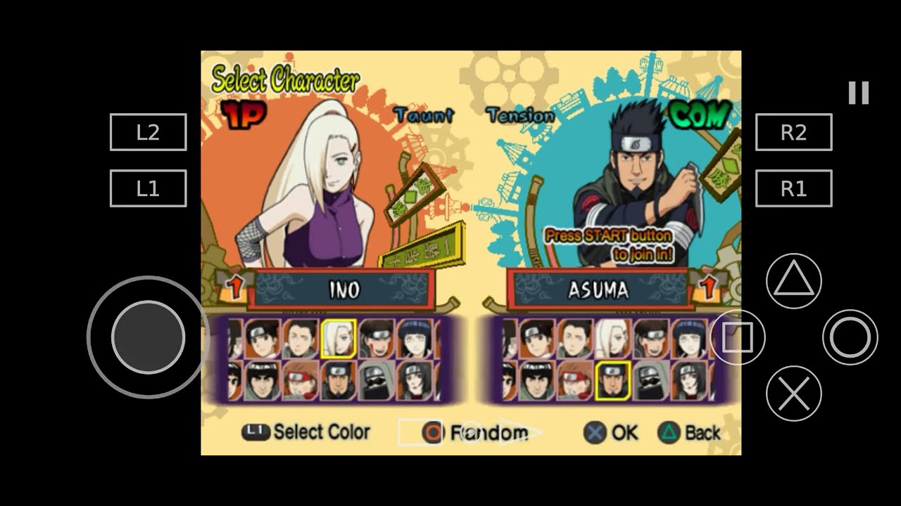 KIBA VS SHINO !! NARUTO SHIPPUDEN ULTIMATE NINJA 5 #narutoshippuden #games #aethersx2 