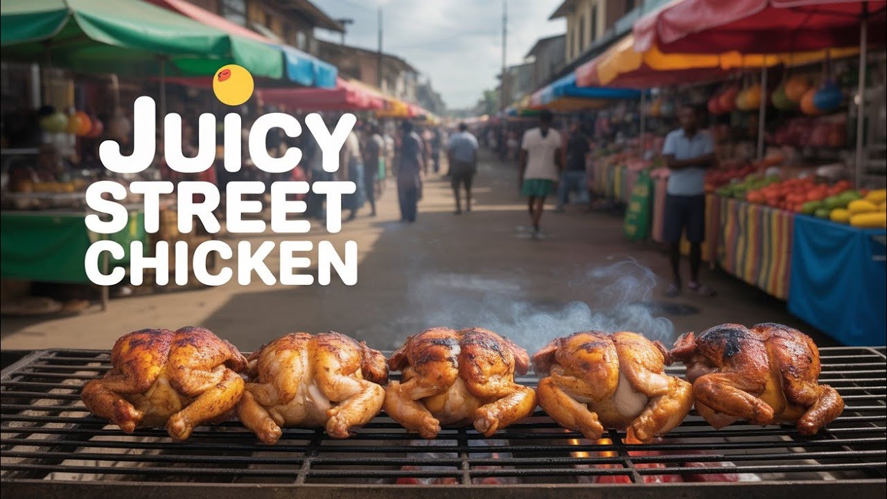 How Uganda Makes The Best Roasted Chicken | Grilled Chicken The Ugandan Way - Street food