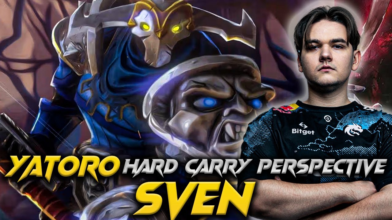 Yatoro Sven Hard Carry MVP !! - Dota 2 Pro Gameplay Patch 7.36C #sven #yatoro