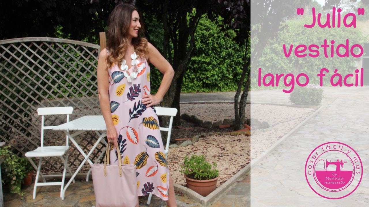 Vestido largo de tirantes  