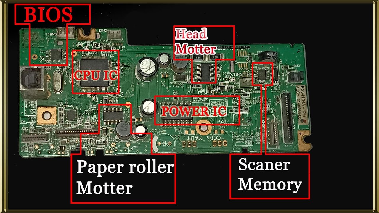 Epson printer Repair | No power | No Color | | Red light solution |Epson l210 l220 l360 l380 l3110