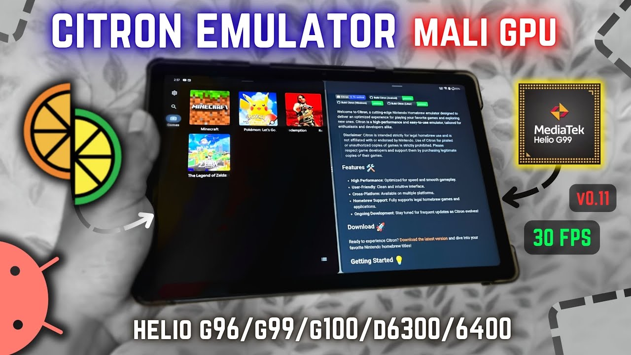 Эмулятор коммутатора Citron v11 на графическом процессоре Mali или любом Android — лучшие настройки!