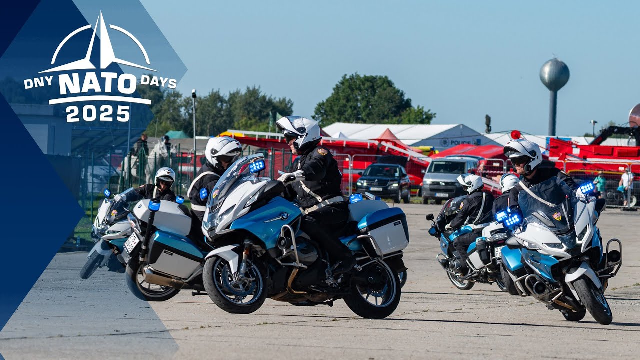 Dny NATO 2025 - Motocyklová jednotka Hradní stráže