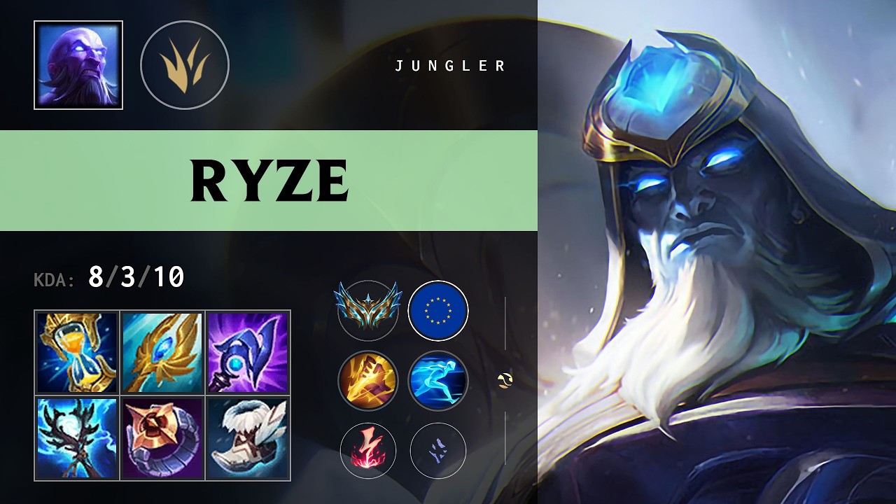 Ryze Jungle vs Yorick - EUNE Challenger Patch 26.14