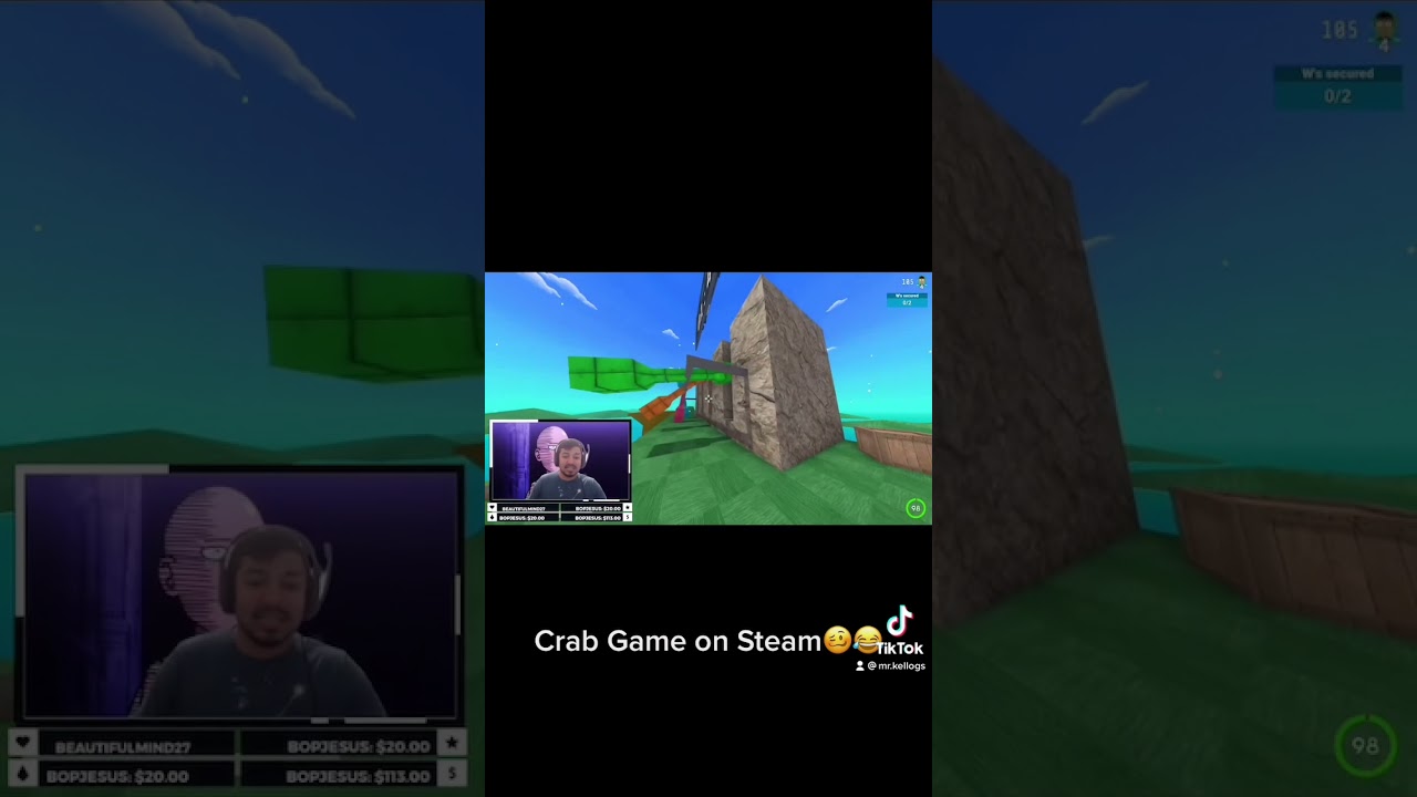 Crab Game on steam 😂😤
