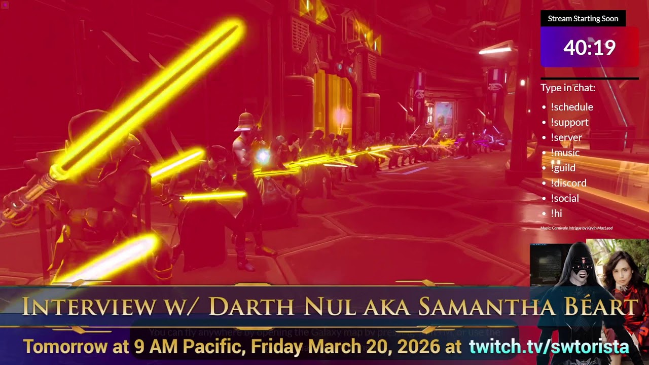 Swtorista Live - 💜 DROPS! Spoilers - Minboosa then Galactic Threads evil imperial lady