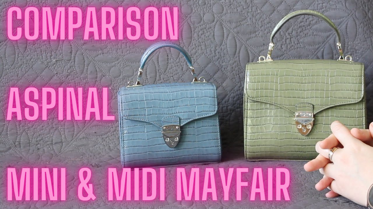 Aspinal of London Mayfair Mini & Midi Comparison - What Fits, Mod Shots and Pros & Cons