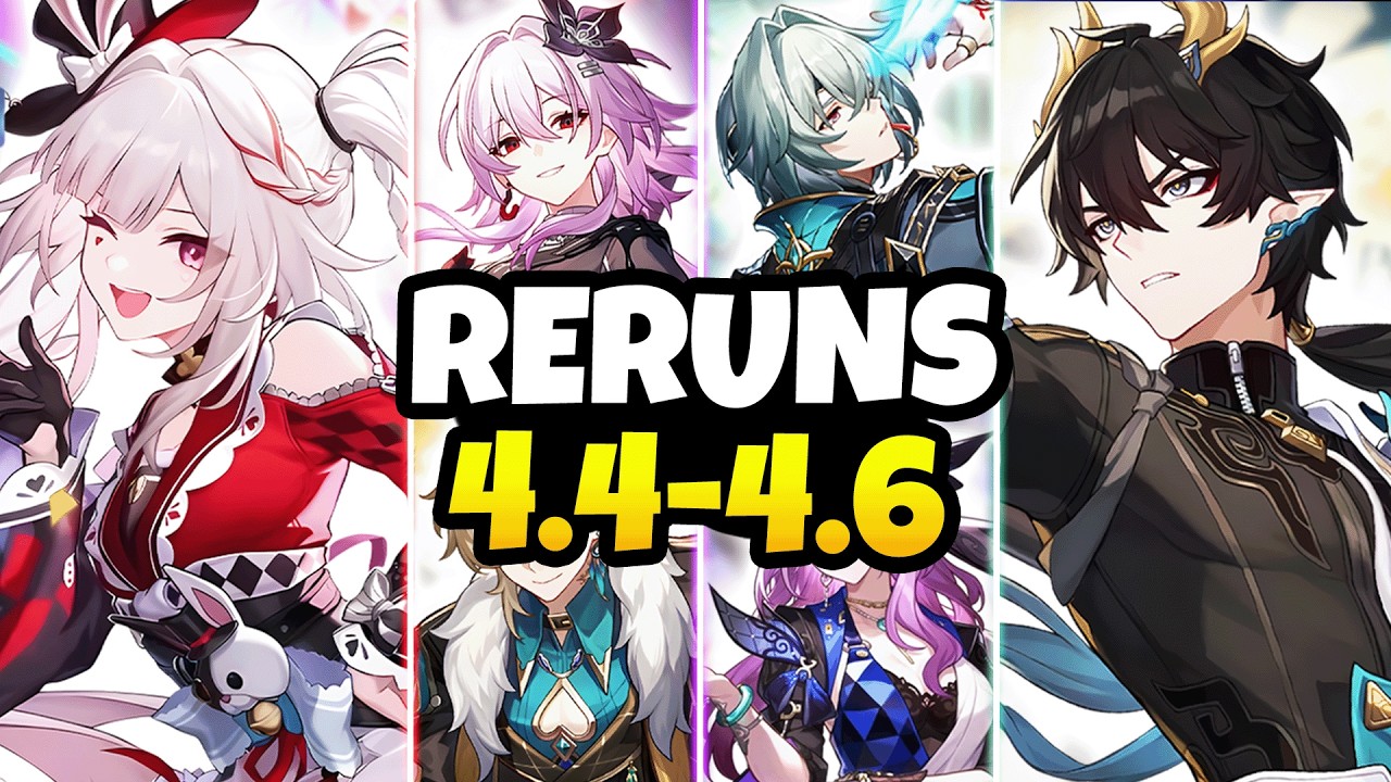 NEW UPDATE! RERUN BANNER ROADMAP FOR 4.4-4.6 | Dan Heng PT, Sparxie & MORE - Honkai: Star Rail
