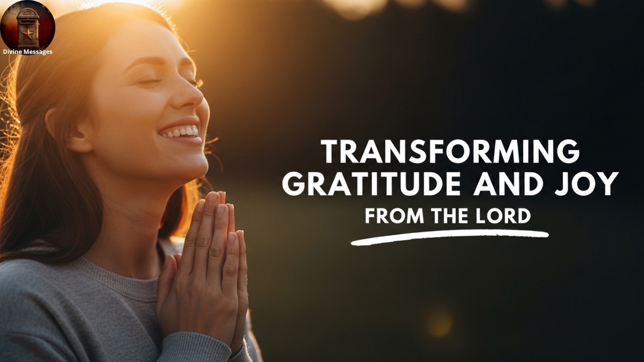 Transformative gratitude and the joy of the Lord | Morning Prayer #45