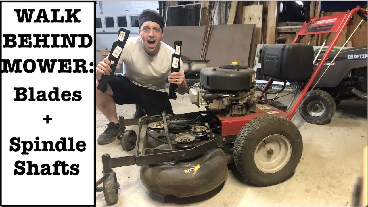 Walk Behind Mower - Blades/Spindle Shaft Replacement