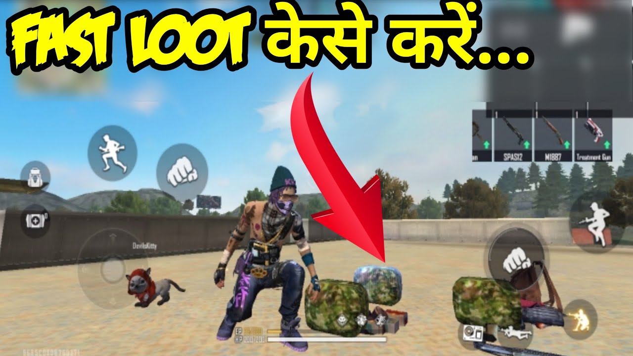 Best 5 Tips And Tricks For Fast Loot In Free Fire | Fast Loot Kaise Kare Kare Free Fire || Reviver |