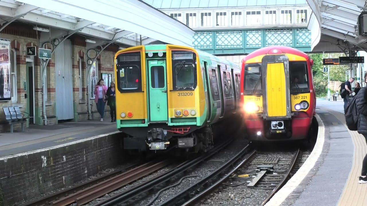 Trains at Lewes & Moulsecoomb 23/04/22 (inc. Class 50s)
