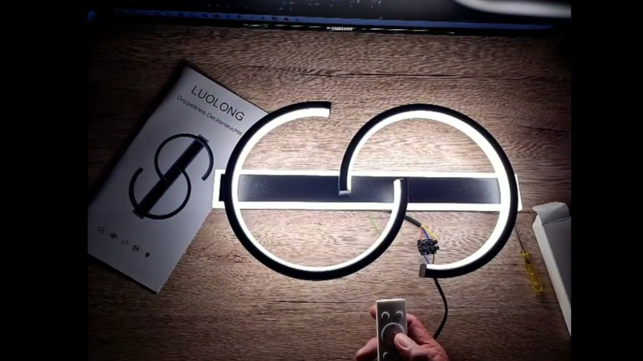 LUOLONG LED Deckenleuchte Dimmbar Deckenlampe, sch&ouml;ne Leuchte