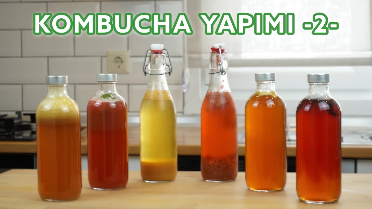 Evde kombucha yapımı hakkında her şey - Bölüm 2 - İkinci fermantasyon ve @Tahin Partisi ile tadım!