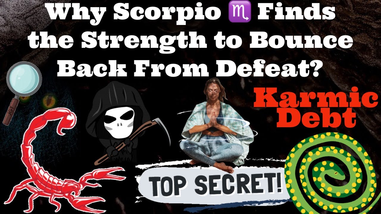Vedic Scorpio ♏️ “Curse?”- Why Scorpio keeps going through sudden events and inner changes. (Karma)