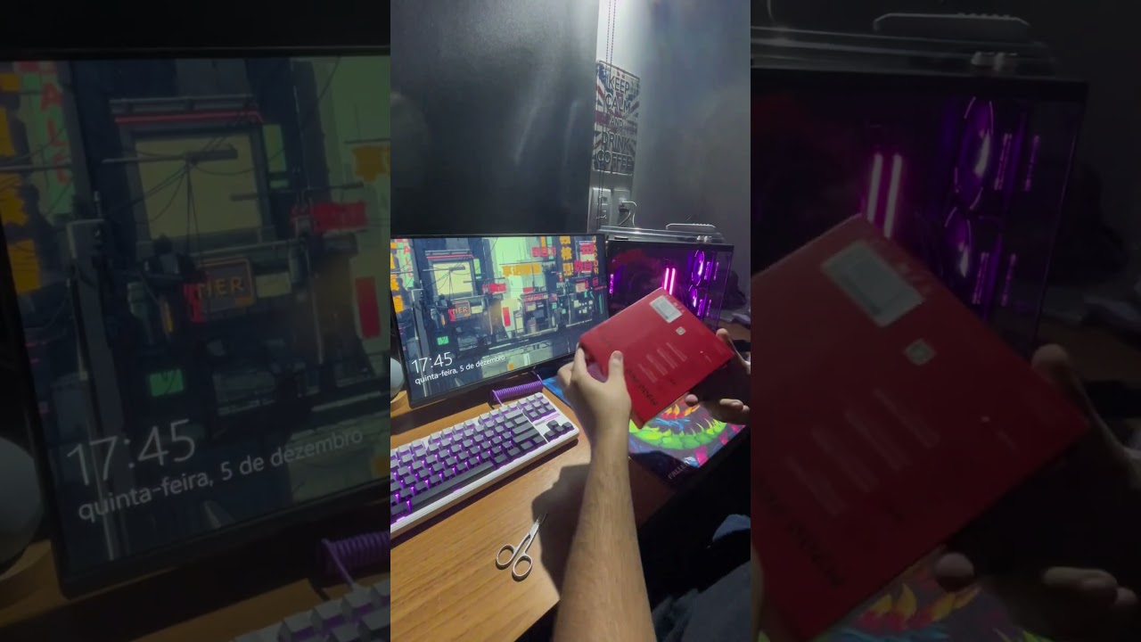 Unboxing mouse Delux M900 pro vermelho&hellip; #mouse #m900pro #setup