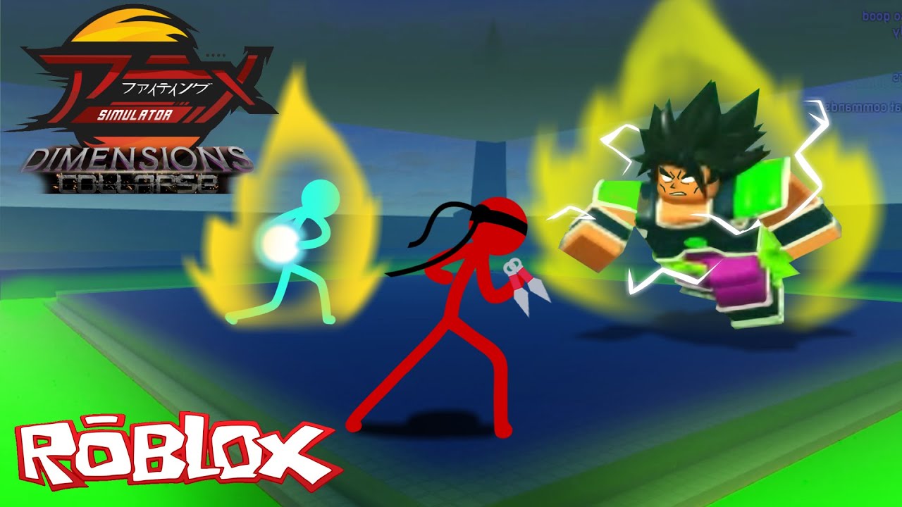 We Fight BROLY!!! - Anime Fighting Simulator ️DIMENSIONS | Roblox