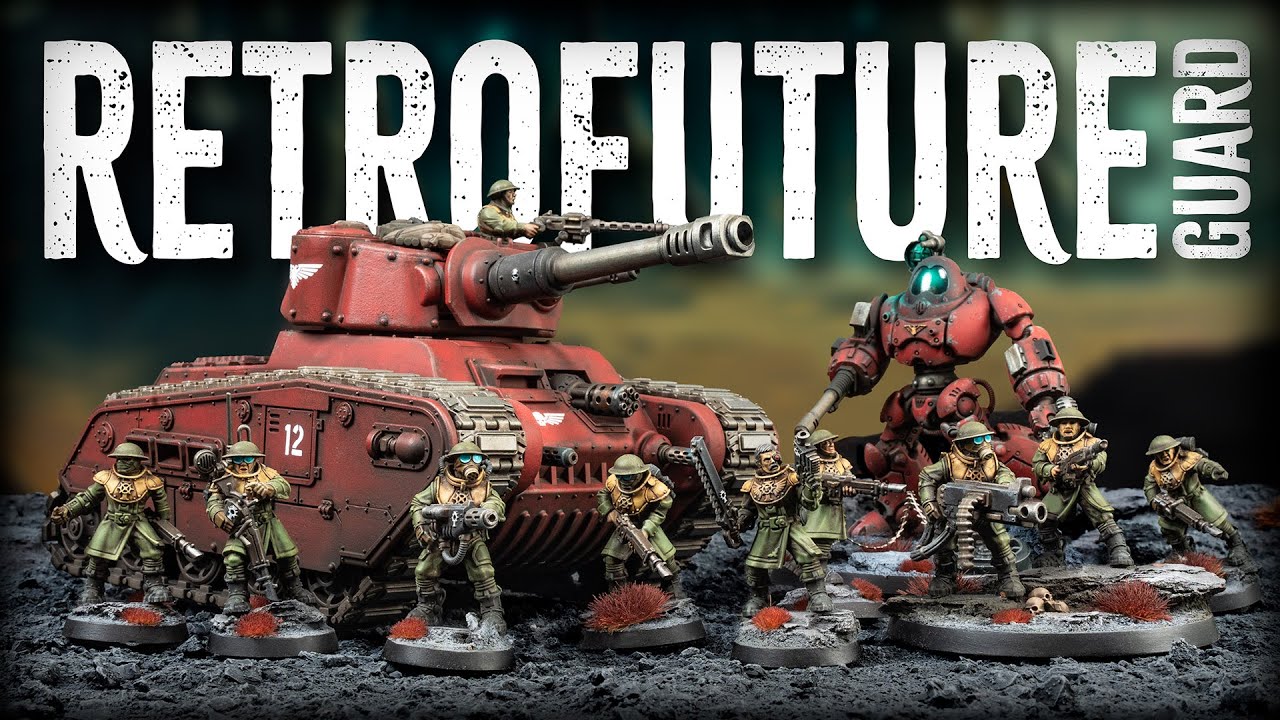 Kitbashing A New Astra Militarum Regiment - Retrofuture Guard!