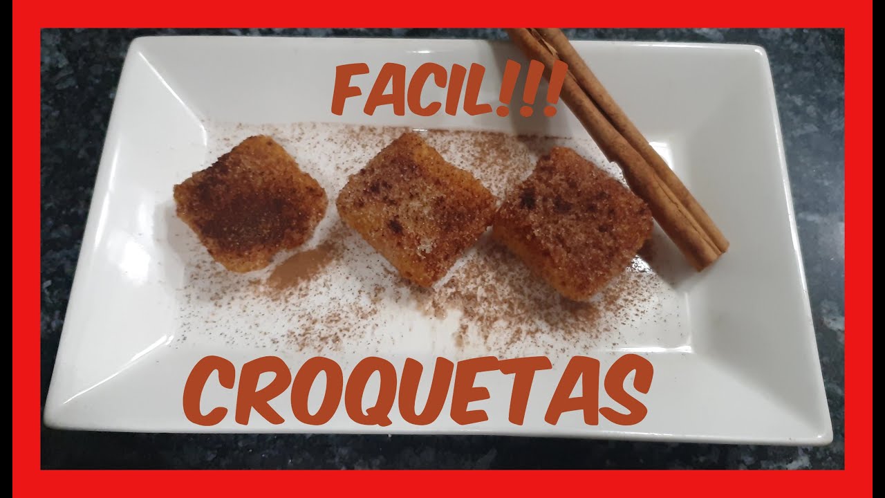 Arroz con leche cremoso hecho CROQUETAS.