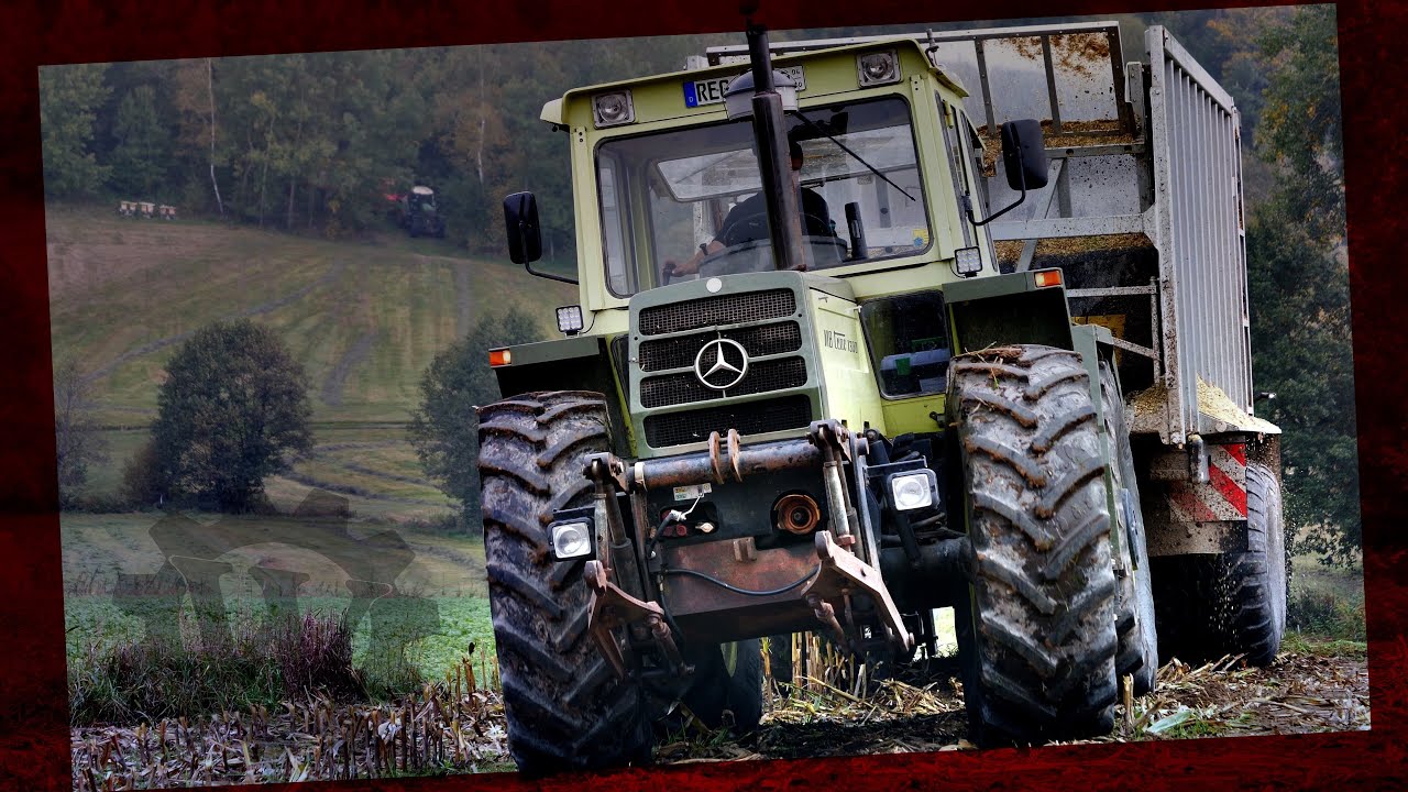 3x MB-trac + Vario + Case + Deutz + 311LSA SOUND bei der Maissilage 2022! John-Deere 9700i