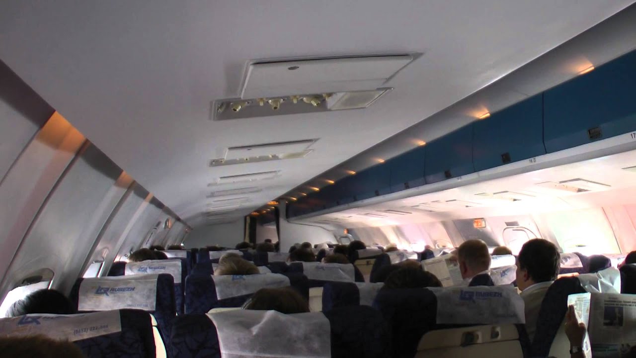 YAK-42D SarAvia cabin view Domodedovo - Saratov