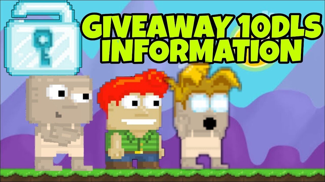 Growtopia JustinJake Giveaway 10DLS INFO