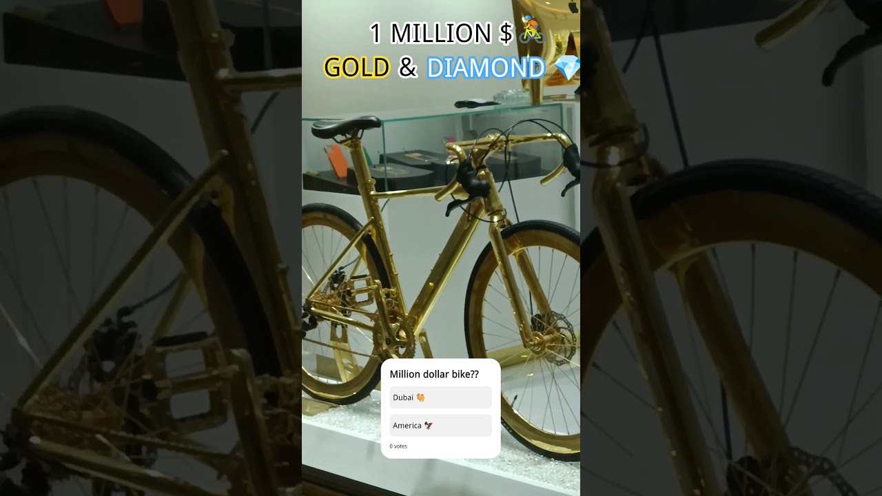 THE $1,000,000 GOLD BIKE | Seeing The World's Most Expensive Diamond-Encrusted Bicycle! #expensive