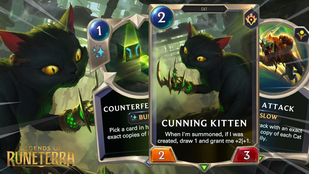 This Cat Makes UNLIMITED Draw in Legends of Runeterra