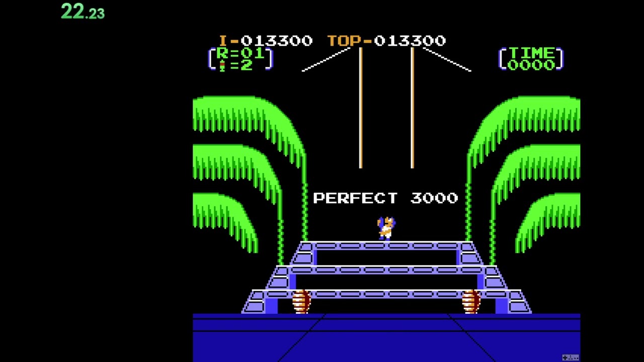 Donkey Kong 3 Beat Level 3 (Game A) speedrun: 48.230