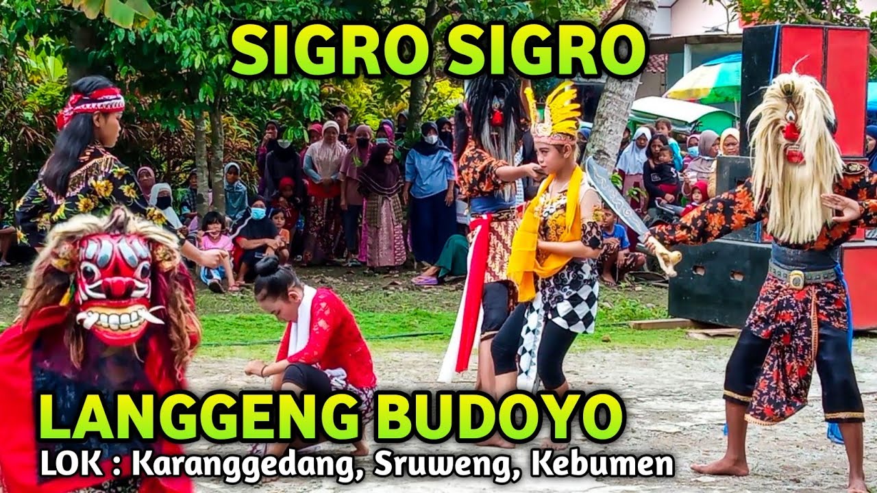 MANTAP‼️ | BUJANG GANONG & BARONGAN | TARIAN KHAS EBEG LANGGEN BUDOYO