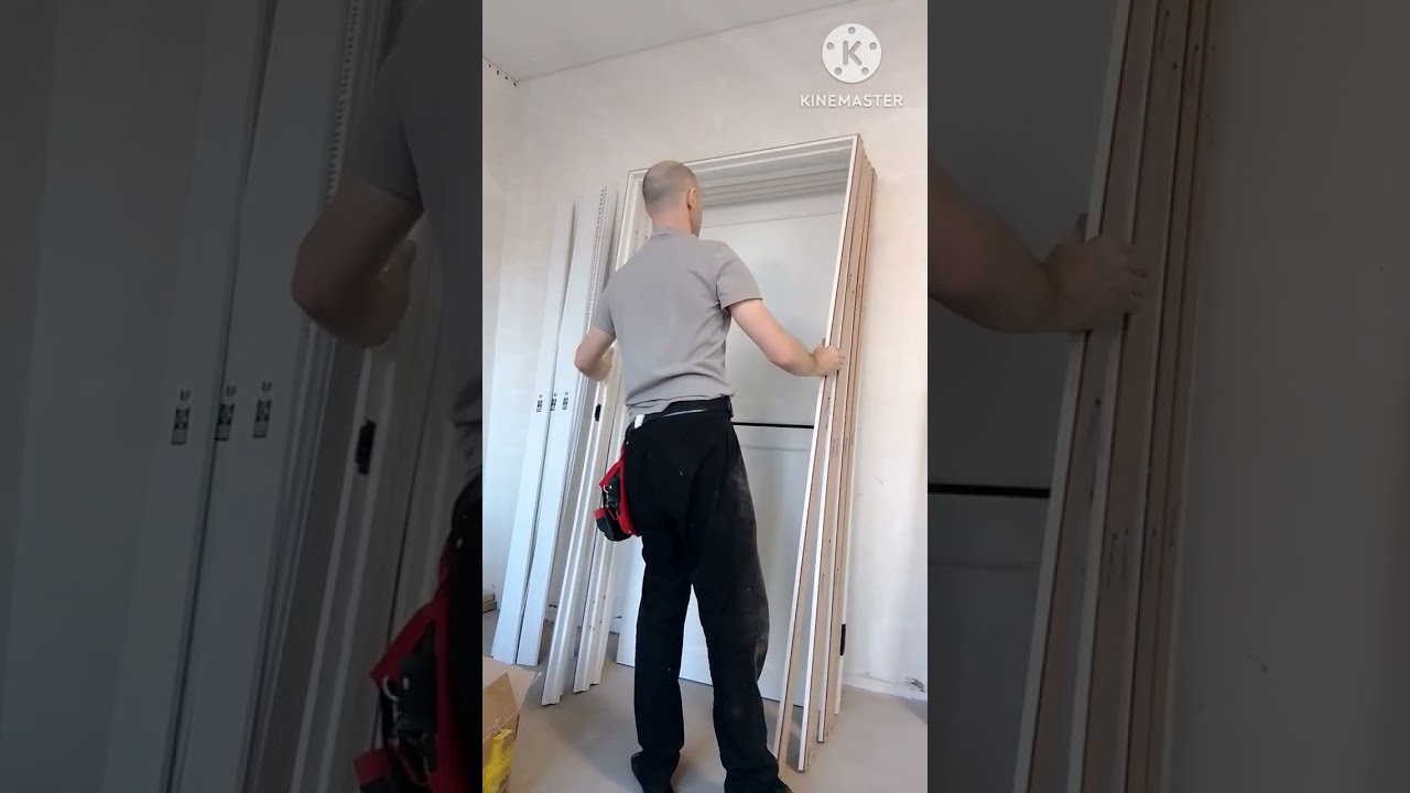 Технология установки межкомнатных дверей.