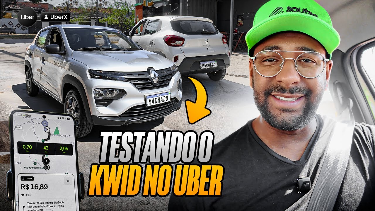 Renault Kwid: primeiro dia de Uber com o carro a combustão mais econômico do Brasil