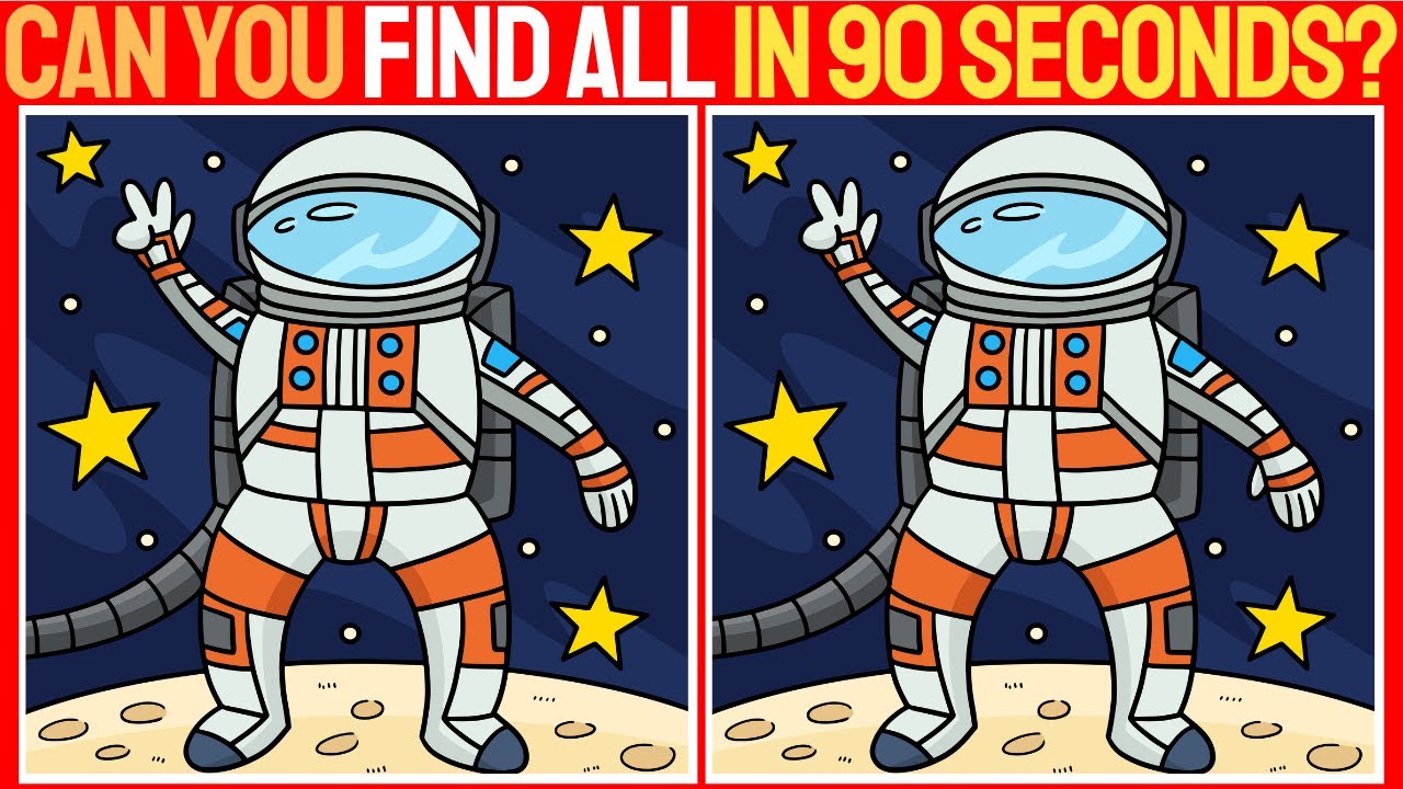 【Spot the difference】9mins superman challenge | Find 3 Differences between two pictures!!