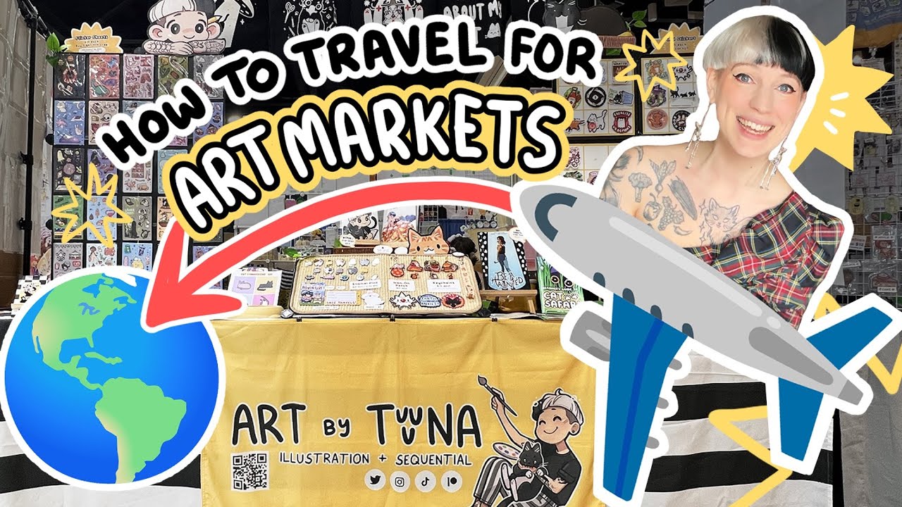 traveling for artist alley ✦ financials, packing, and staying sane | illustrator vlog