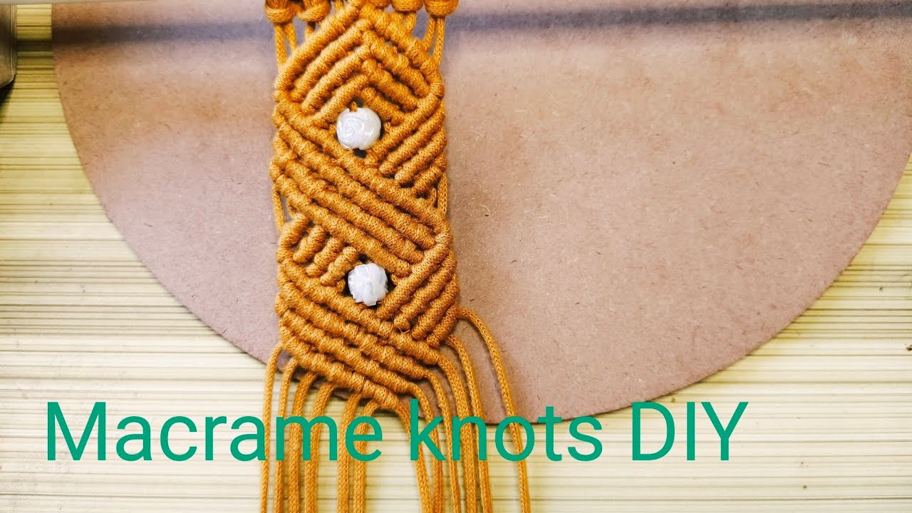 Macrame diamond knots DIY || Macrame knots for macrame project ||@InspirebuildDIY 