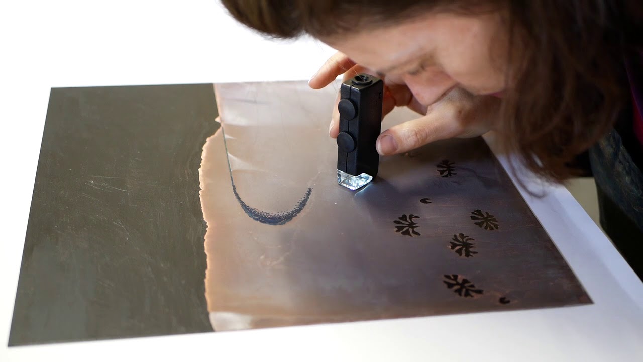 An etching story: making and printing a multi-colour copper plate etching