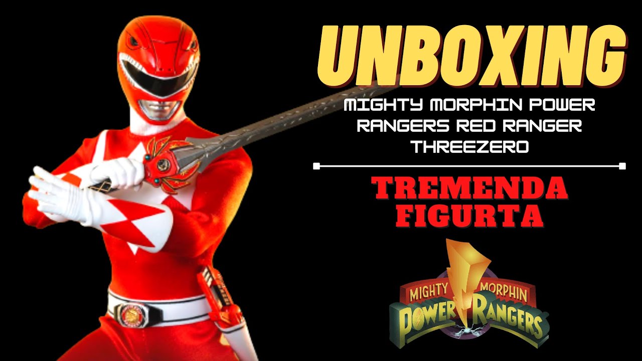 UNBOXING Mighty Morphin Power Rangers Red Ranger Threezero