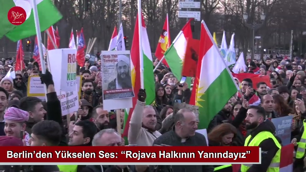 Berlin’den Yükselen Ses: “Rojava Halkının Yanındayız”