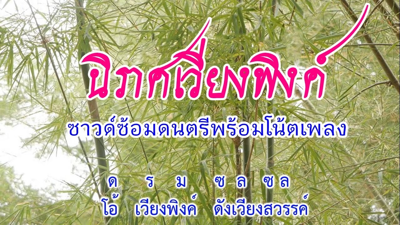 นิราศเวียงพิงค์  - ซาวด์ซ้อมดีดพิณพร้อมโน้ต